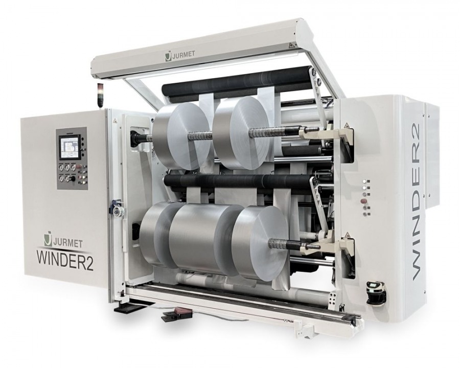 WINDER2 compact slitter with integrated unwind station