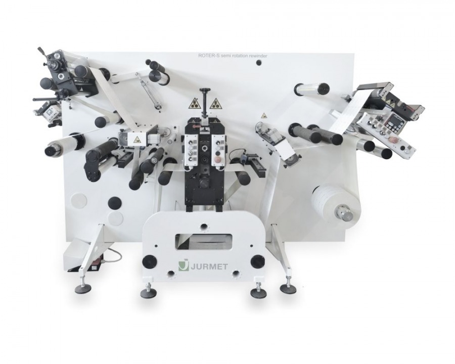 ROTER-S semi-rotary die cutting rewinder
