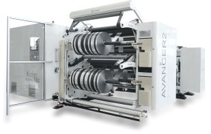 AVANCER2 turret slitter with integrated unwind station