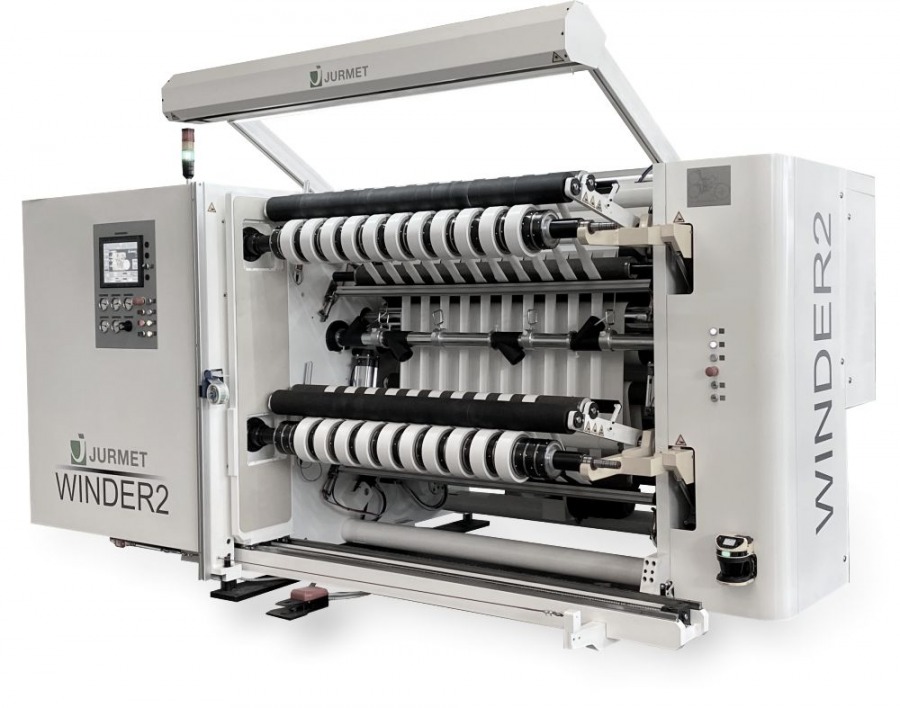 WINDER2 compact slitter with integrated unwind station
